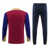 Barcelona Trainings Sweatshirt Quarter-zip 2024-25 Rode - Kids